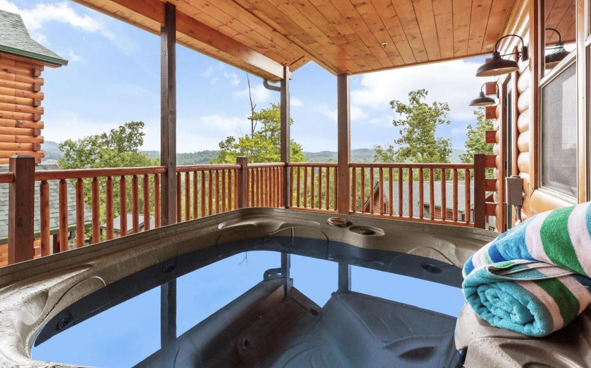 New Luxury Cabin With Indoor Pool, Hot Tub, & Theater Villa Pigeon Forge Kültér fotó